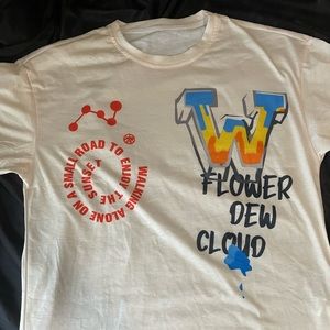 Multi color graphic tee